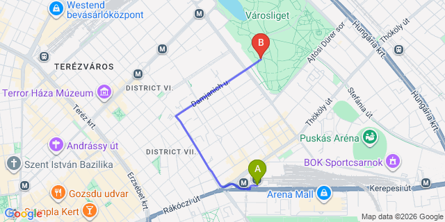 Map: Leányfalu to Budapest Keleti Train Station