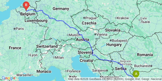 Map: Sofia Airport (SOF) to cancelSofia
