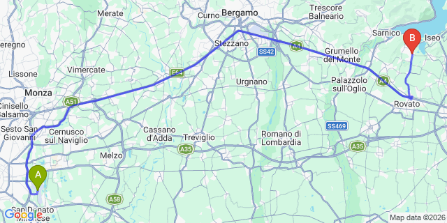 Map: Milan Linate Airport (LIN) to Timoline