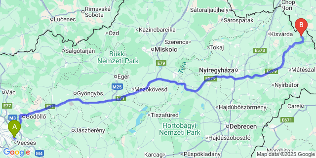 Map: Budapest Airport (BUD), Ferihegy, Liszt Ferenc to Gelénes