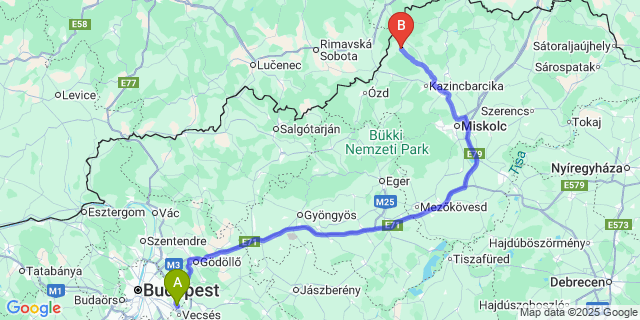 Map: Budapest Airport (BUD), Ferihegy, Liszt Ferenc to Zádorfalva