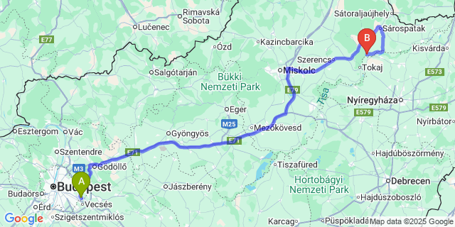 Map: Budapest Airport (BUD), Ferihegy, Liszt Ferenc to Zalkod